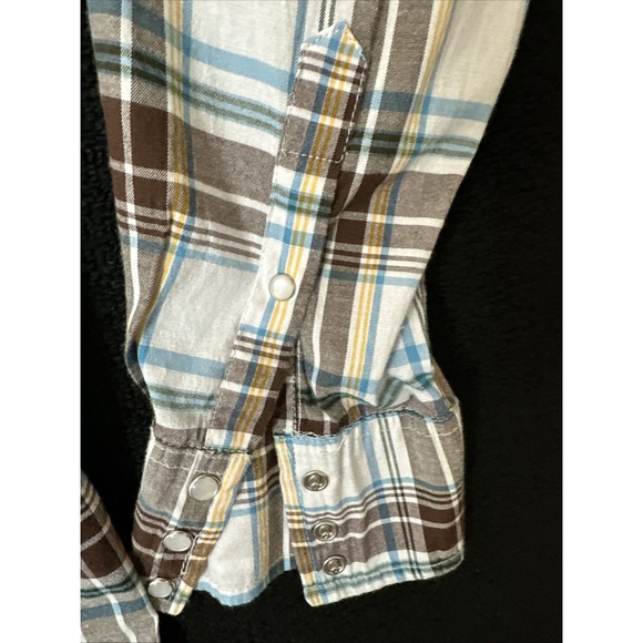 North Westwood Long Sleeve Western Shirt With Pearl Button Up Size 2x Long Slee - Picture 6 of 8